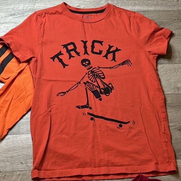 Gymboree Holiday Kids shirt bundle. 4 shirts. Size 7-8. Halloween & X-Mas themed - Picture 3 of 5